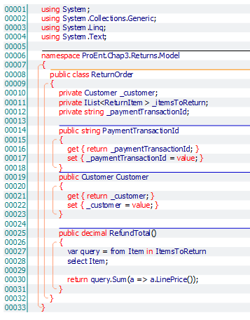 VS.NETcodePrint 2010 - C# Sample Output